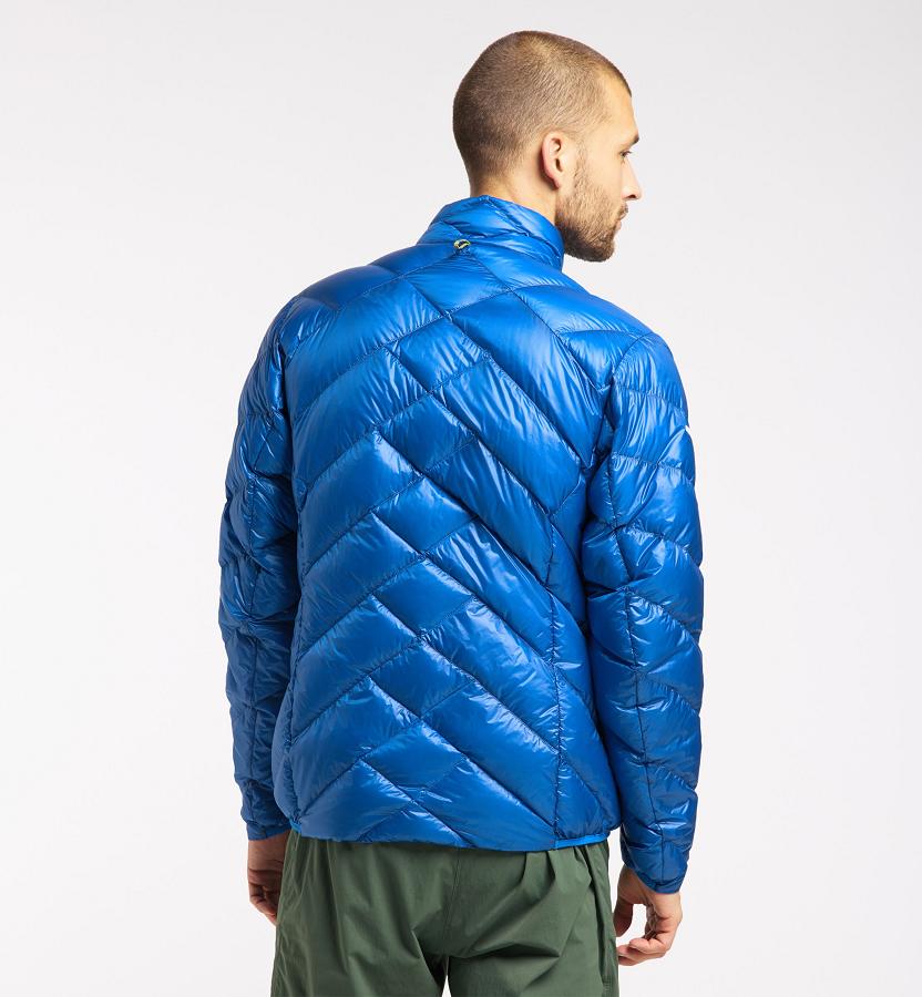 Haglöfs Mens L.I.M Essens Down Jacket Blue New Zealand 72513NFEA